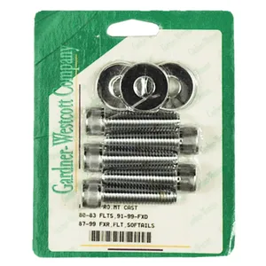 GW, kit de montaje de polea trasera de correa, Allen cromo <span style="color: red;font-size: 0,5em">- PEDIDO ESPECIAL -</span>