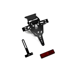 Soporte de matrícula Zieger Pro negro