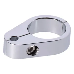 Abrazadera de cuadro de 2 piezas. Acelerador. Cromo