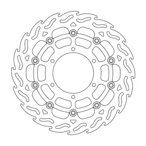 Rotor de freno flotante serie Flame de Moto-Master
