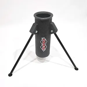Soporte de plástico negro para depósito auxiliar Dump Can