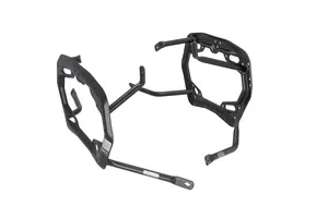 Portaequipajes lateral PRO instalado en motocicleta Harley-Davidson