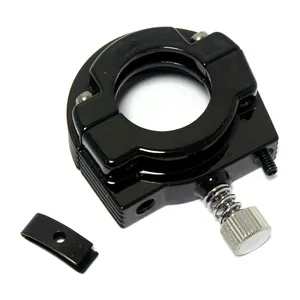 Juego de abrazaderas del acelerador, cable simple. Negro