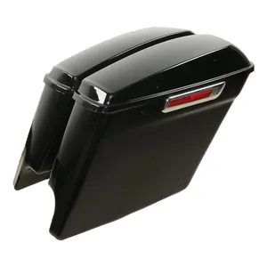 Juego de alforjas extendidas de 5". Negro