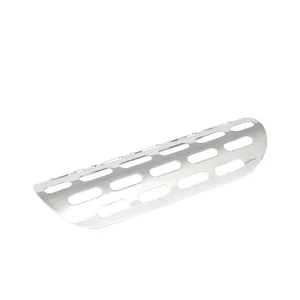 Protector térmico universal ranurado 9" largo cromado