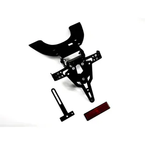 Soporte de matrícula Zieger Pro negro