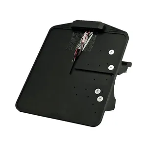 CPV, kit de soporte de matrícula oscilante. Negro. Alemania