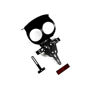 Soporte de matrícula Zieger Pro negro