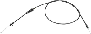 Cable de acelerador con funda de vinilo negro para Harley-Davidson