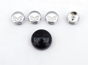 TAPAS PARA TORNILLOS CON CABEZA HEXAGONAL, ALLEN Y BOTON - perno redonda 1/4" diseño calavera