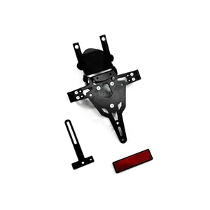 Soporte de matrícula Zieger Pro negro