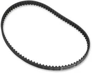 Correa de distribución negra para motocicleta Harley-Davidson vista lateral