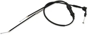 Cable de acelerador con funda de vinilo negro para motocicleta