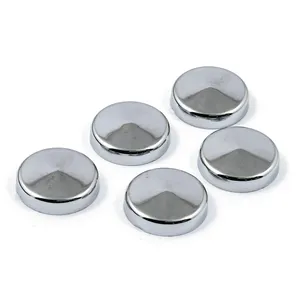 Kit de cubiertas de pernos Torx de 3/8". Cromado