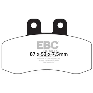 Pastillas de freno orgánicas EBC