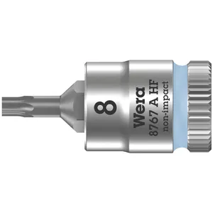Punta de vaso Torx® Wera Zyklop 1/4" con función de retención
