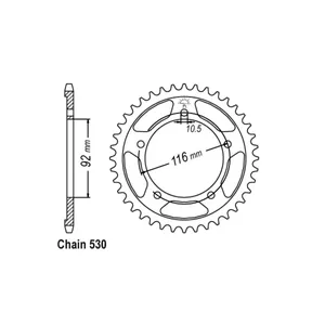 Corona trasera JT 1493.41
