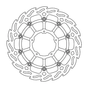 Rotor de freno flotante serie Flame de Moto-Master