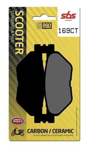 Pastillas de freno Carbon Tech Organic CT para scooter