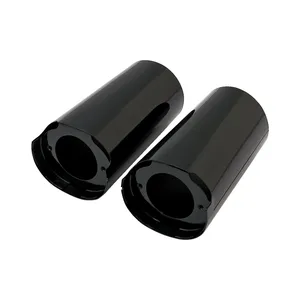 Cubiertas de los deslizadores superiores de la horquilla. Negras