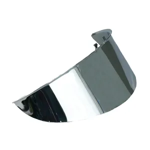 Visera lisa para faro. 7". Cromo