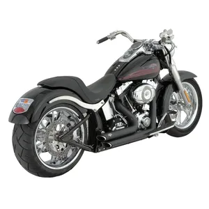 Vance & Hines, shortshots escalonados 2-1/2" negros