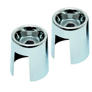 Kit de cubiertas para pernos de amortiguador. Cromo
