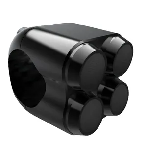 Motone, microinterruptor con 4 botones. Negro