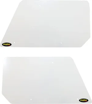 Replacement number plates - NUM rear YXZ1000 white