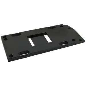 Placa de montaje de caja de cambios de 4 velocidades. Negra