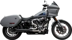 Sistema de escape 2 en 1 Assault instalado en motocicleta