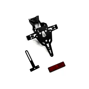 Soporte de matrícula Zieger Pro negro