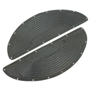 Placas de acero para estriberas estilo militar