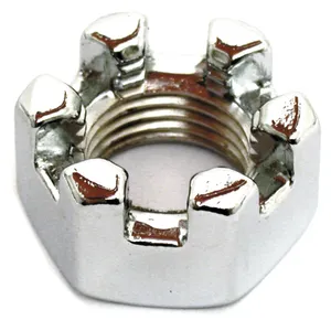 Tuerca de estrella cromada, 1/2 pulgada-20