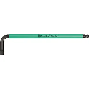 Llave Allen Wera multicolor turquesa - Tallas US 1/4"