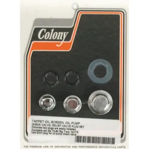 Juego de tapones de bomba de aceite y cárter Colony
