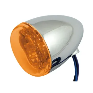 Chris Products, intermitentes LED Bullet. Ámbar. Lente ámbar