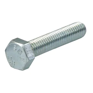 Perno hexagonal M12 x 25mm, zincado