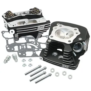 S&S, kit de culata SuperStock. Negro