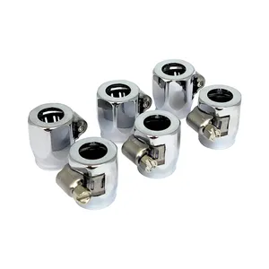 Abrazaderas de manguera Econ-o-fit. 5/16" a 3/8". Cromadas