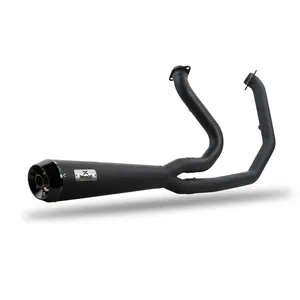 Malparidos, escape 2-1 Evo Softail/FXR. SS Negro. Euro 0/1/