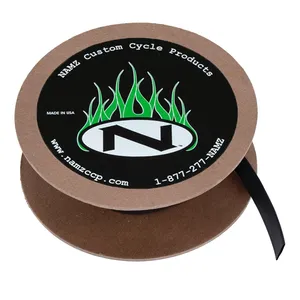 NAMZ, tubo termorretráctil. Rollo de 25 pies, 3/8" (9,53 mm). Negro