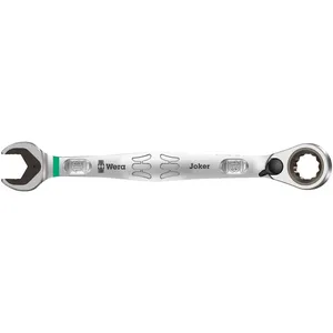 Llave de carraca Wera Joker con interruptor de punta abierta/cerrada - Métrica 13