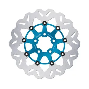 Disco de freno Galfer. Wave. Flotante. Azul. 300x5mm