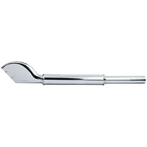 Silenciador universal estilo OEM Fishtail, 34-1/2" de largo, cromado