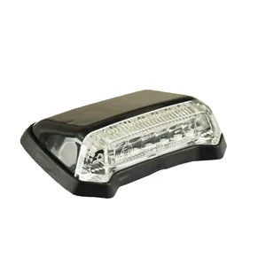 Nitro, luz trasera LED con guardabarros mini. Negro. Lente transparente