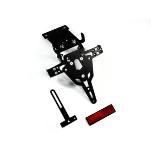 Soporte de matrícula Zieger Pro negro