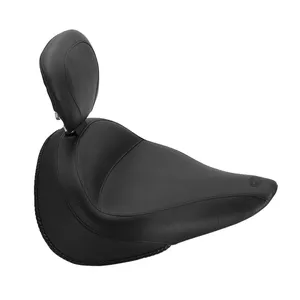 Asiento individual Mustang wide touring vintage negro liso