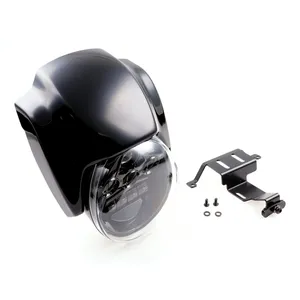 Cult-Werk, kit de faro y carenado 'estilo NRS'. Negro brillante <span style="color: red;font-size: 0,5em">- PEDIDO ESPECIAL -</span>