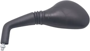 Espejo retrovisor universal con marca E montado en manillar de motocicleta